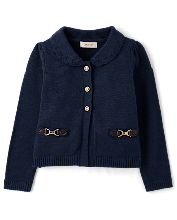 Girls Peter Pan Cardigan - Countryside Manor