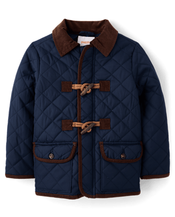 Boys Quilted Flannel Lined Jacket - Countryside Manor