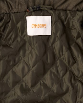Boys Plaid Flannel Taffeta Lined Shacket - Countryside Manor