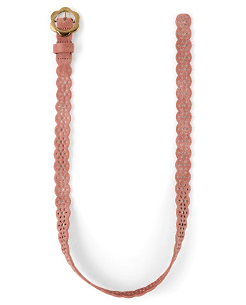 Girls Floral Eyelet Belt - Blue Sky Mountain