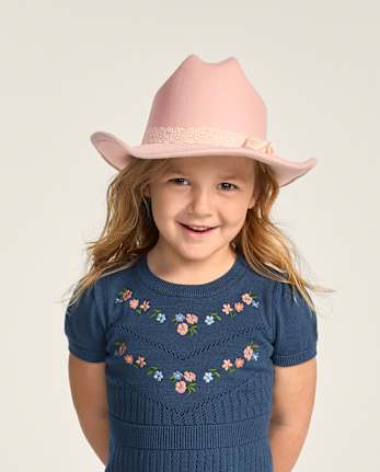 Girls Bow Cowgirl Hat - Blue Sky Mountain