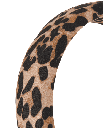 Girls Puffy Leopard Headband - The Leopard Edit