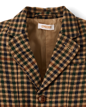 Kids Plaid Blazer - Countryside Manor
