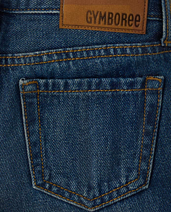 Jeans droits doublés en flanelle pour garçons - Little Essentials - RILEY WASH
