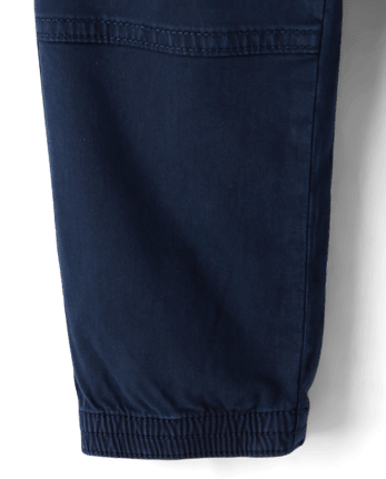 Boys Garment Dyed Pull On Jogger Pants - Little Essentials