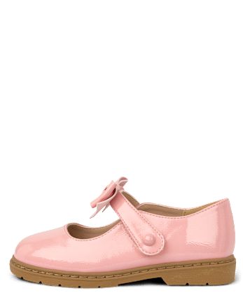 Girls Bow Mary Jane Shoes - Little Essentials