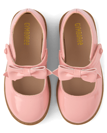 Girls Bow Mary Jane Shoes - Little Essentials