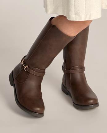 Girls Buckle Boots - Little Essentials