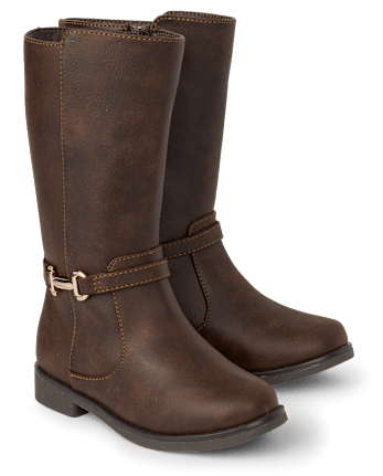 Girls Buckle Boots - Little Essentials