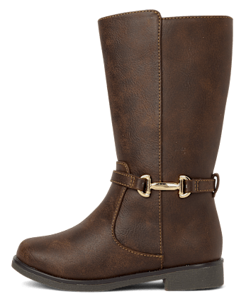 Girls Buckle Boots - Little Essentials