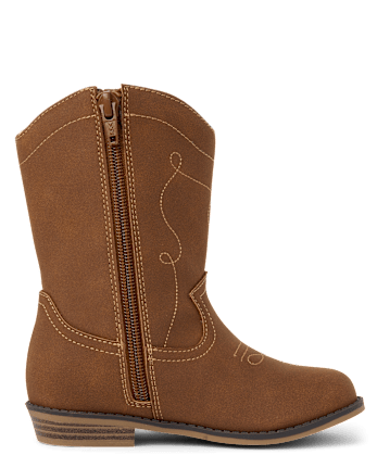 Girls Bow Cowgirl Boots - Little Essentials