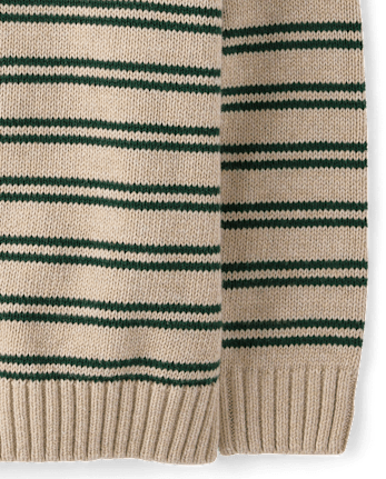 Boys Colorblock Striped Shawl Sweater - Countryside Manor
