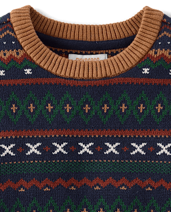 Boys Fairisle Sweater - Countryside Manor