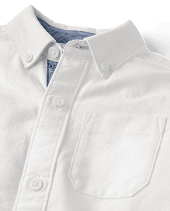 Boys Oxford Button Up Shirt - Little Essentials
