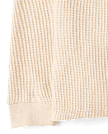 Boys Thermal Henley Top - Little Essentials