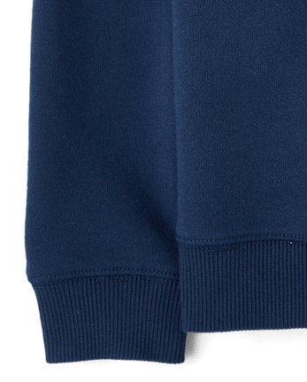 Boys Embroidered Chenille Varsity Fleece Sweatshirt - Collegiate Club