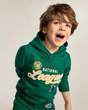 Boys Applique National League Fleece Hoodie - Collegiate Club