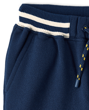 Boys Embroidered Varsity Fleece Jogger Pants - Collegiate Club
