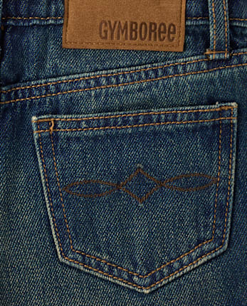 Boys Ripped Relaxed Jeans - Blue Sky Mountain