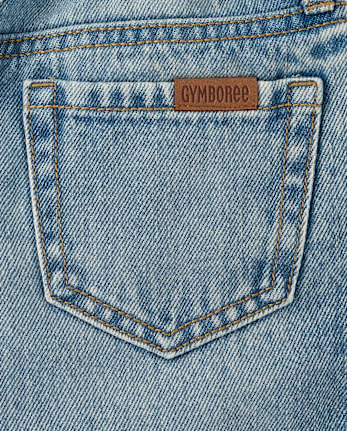 Boys Pull On Wide Leg Jeans - Little Essentials