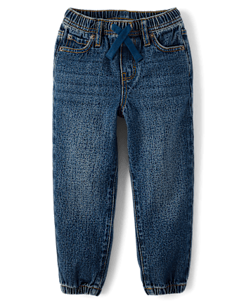 Boys Pull On Jogger Jeans - Little Essentials