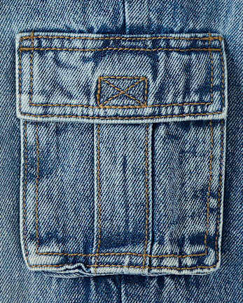 Boys Baggy Cargo Jeans - Little Essentials