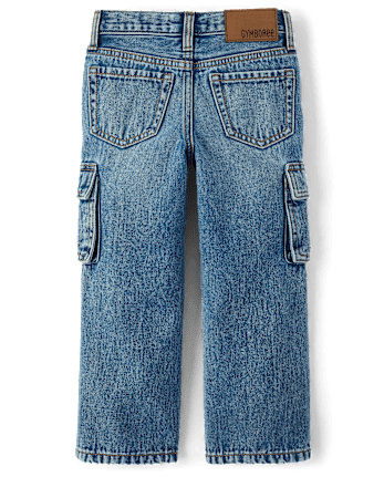 Boys Baggy Cargo Jeans - Little Essentials
