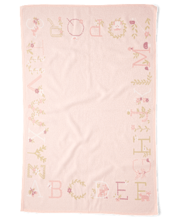 Baby Girls Cable Knit 4-Piece Gift Box Set - PALE BLUSH