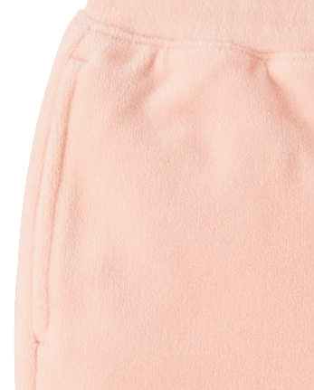 Girls Embroidered Ballet Velour Jogger Pants - Le Petite Ballet