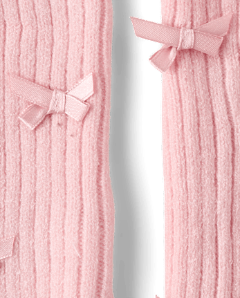 Girls Bow Leg Warmers - Le Petite Ballet