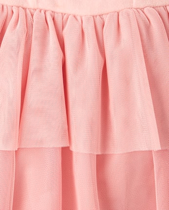 Girls Bow Tiered Tutu Dress - Le Petite Ballet