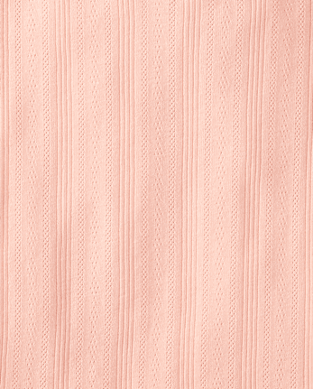 Girls Pointelle Flutter Top - Le Petite Ballet