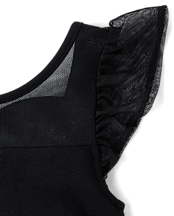 Girls Bow Flutter Leotard - Le Petite Ballet