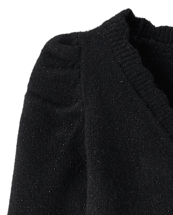 Girls Scalloped Bow Wrap Cardigan - Le Petite Ballet