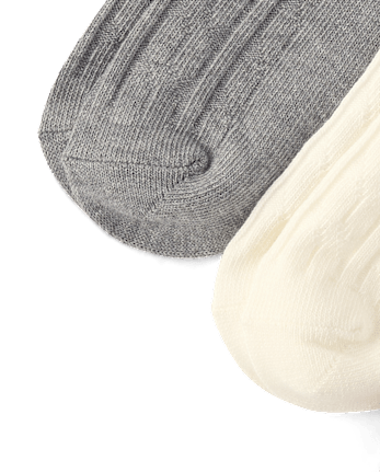 Boys Cable Knit Crew Socks 3-Pack - Aspen Lodge - MULTI CLR