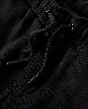 Boys Fleece Cargo Jogger Pants - Aspen Lodge - BLACK