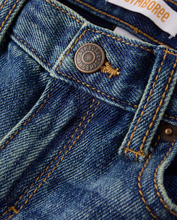 Boys Lined Straight Jeans - Little Essentials - LUCAS WASH