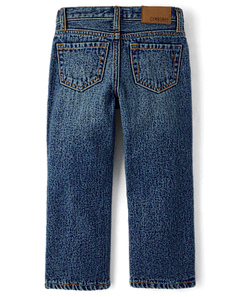 Boys Lined Straight Jeans - Little Essentials - LUCAS WASH