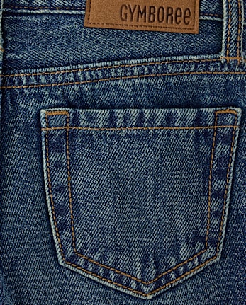Boys Lined Straight Jeans - Little Essentials - LUCAS WASH