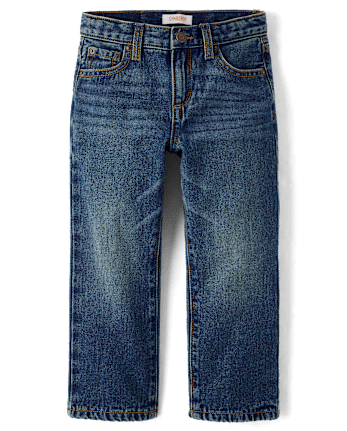 Boys Lined Straight Jeans - Little Essentials - LUCAS WASH