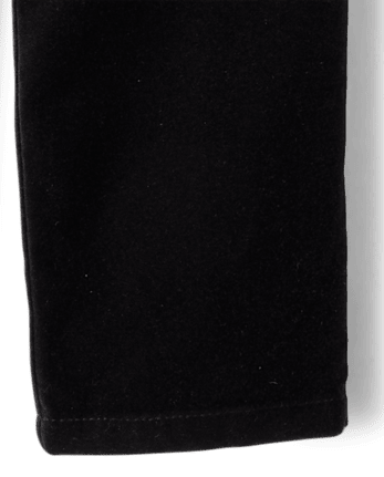 Boys Velvet Dress Pants - Tartan Remix - BLACK