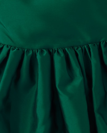 Girls Oversized Bow Bubble Dress - Marchesa Mini x Gymboree - NOBLE FOREST