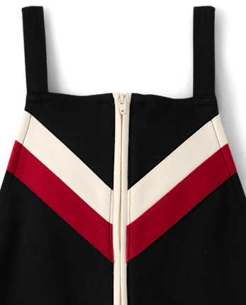 Pull rayé contrasté pour fille - Aspen Lodge - BLACK