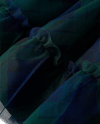 Baby Girls Plaid Pointelle Tutu Dress - Tartan Remix - TIDAL