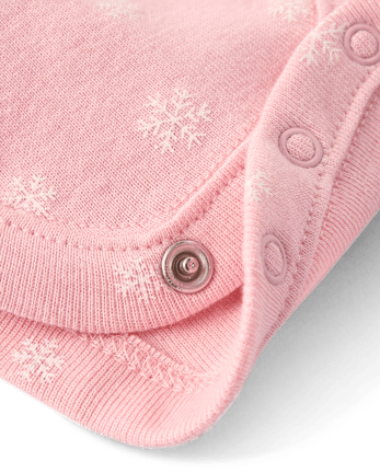 Baby Girls Snowflake Flutter Bodysuit 3-Pack - MULTI CLR