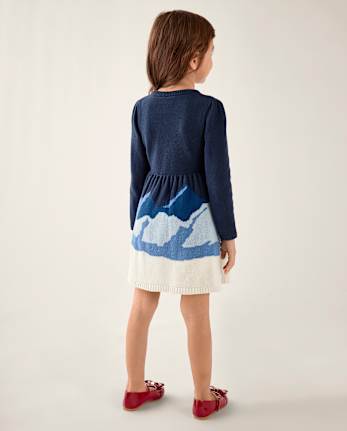 Girls Embroidered Train Sweater Dress - The Polar Express™ x Gymboree - TIDAL