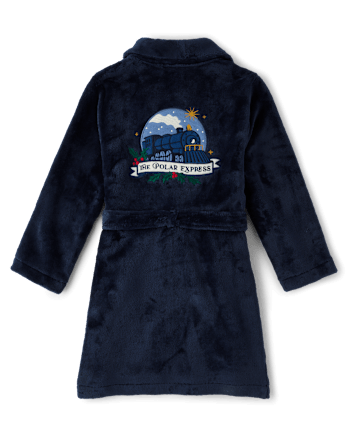 Kids Embroidered Train Fleece Robe - The Polar Express™ x Gymboree - TIDAL