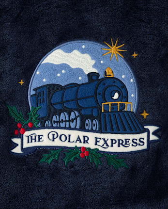 Kids Embroidered Train Fleece Robe - The Polar Express™ x Gymboree - TIDAL