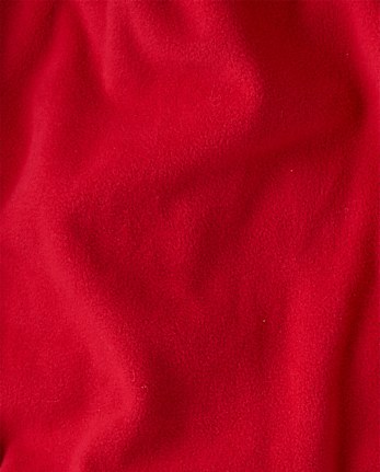 Girls Bow Ruffle Puffer Coat - Little Essentials - CRIMSON