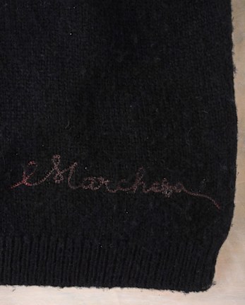 Girls Embroidered Rose Sweater - Marchesa Mini x Gymboree - BLACK